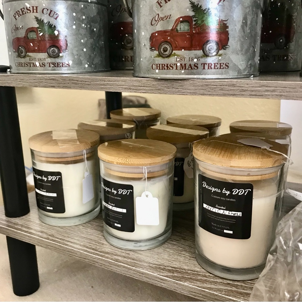 Bundle Candles 10oz scented lemongrass soy wax buy 3 SALE